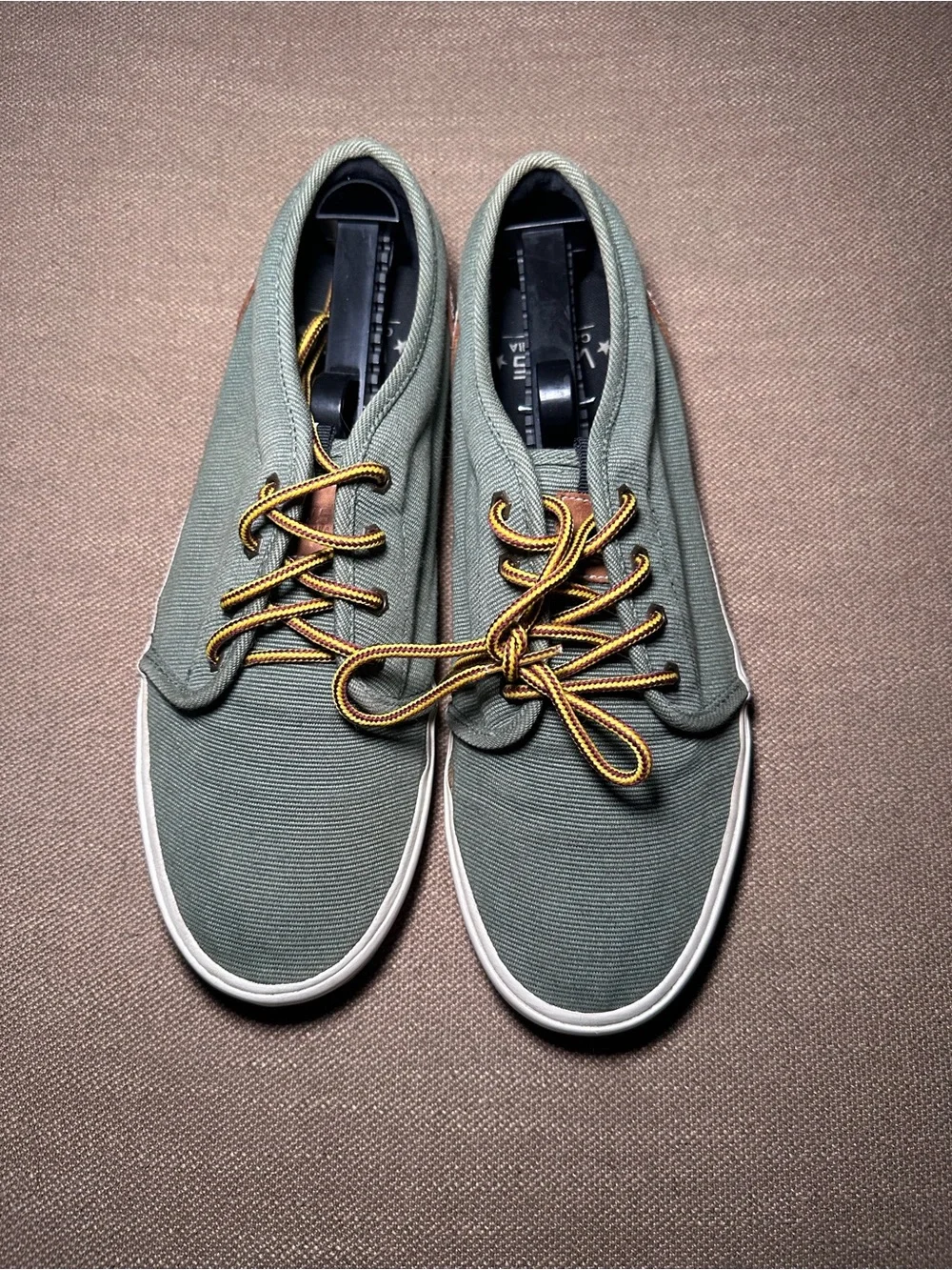 Vans California Authentic Corduroy Green Sneakers Size 12